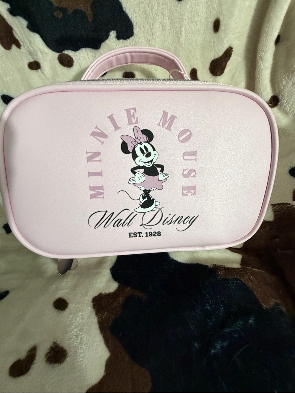 Primark Pink Minnie Mouse Cosmetic Case with Handle